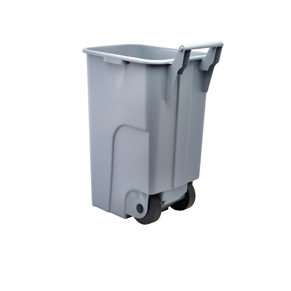 GREY RECYCLING BIN 85L