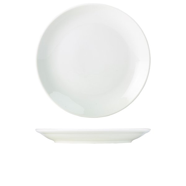 GENWARE PORCELAIN COUPE PLATE 30CM/12 (6)