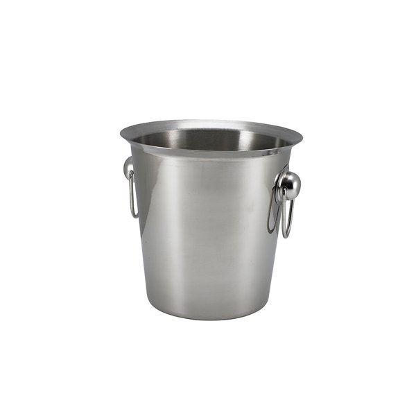 GENWARE STAINLESS STEEL WINE BUCKET WITH RING HANDLES