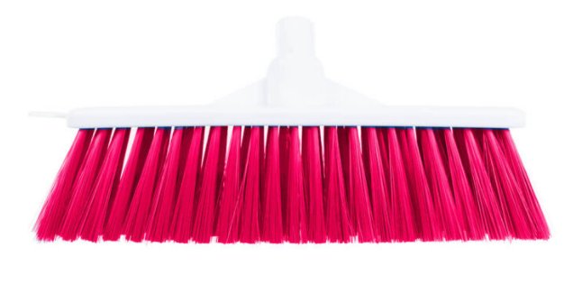 INTERCHANGE HYGIENE BROOM SOFT RED 12"