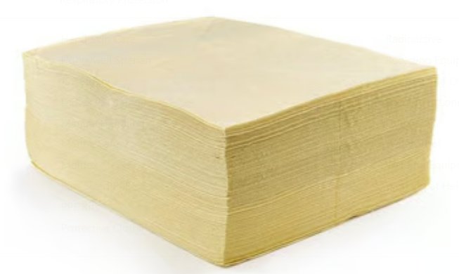 YELLOW MANTENANCE SPILL PAD 50X40CM (100)