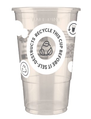 PRINTED TWO IN ONE FLEXY GLASS UKCA & CE MARKED 1/2 PINT TO LINE (20 X 50)