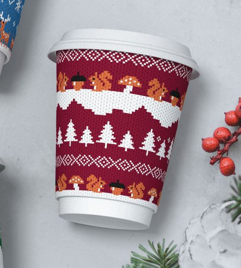 Vegware 8oz Double Wall Squirrel Jumper Cup (Pack of 25)