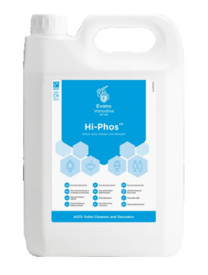 Hi Phos Heavy Duty Washroom Cleaner And Descaler 5ltr (Case of 2) **DG**