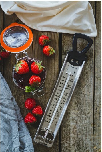 JAM THERMOMETER ST/ST 300x500mm