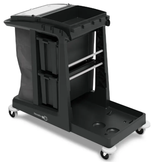 Numatic Ecomatic Cleaning Trolley 2 Drawer 2 X 120ltr Waste Max Size Em5
