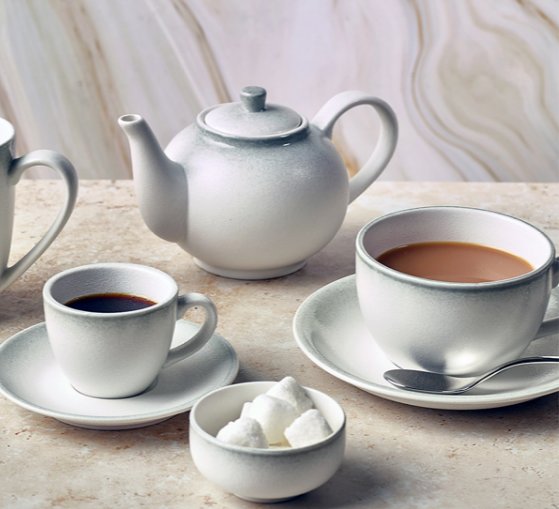 SERENO PORCELAIN CIRRUS TEAPOT 45cl 15.75oz (6)