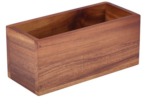 ACACIA WOOD TABLE CADDY 23 X 10 X 10CM
