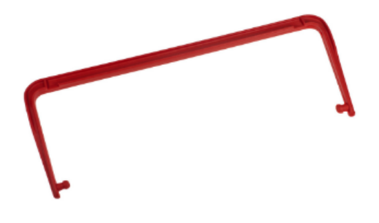 10l Bucket Handle (Red) For Servo-Matic Sm2 Waste Bin Cover Trolley