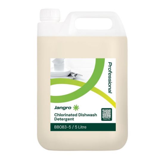 Jangro Chlorinated Dishwash Detergent 5Ltr (Case of 2) **DG**