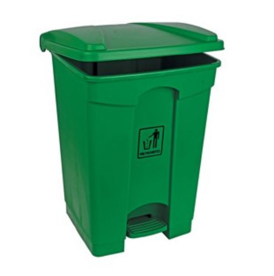Pedal Bin Polypropylene 45L Green