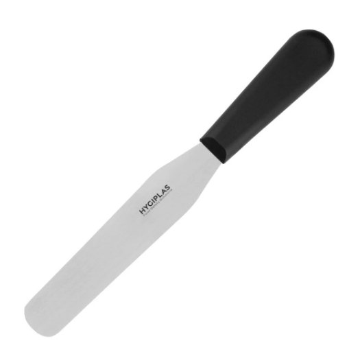 Straight Blade Palette Knife Black 15.5cm