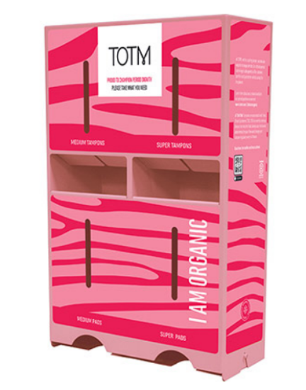 Free Vend Compact Dispenser Unit For 2 Products Tampons And Pads