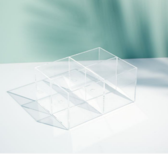 Acrylic Box 2 X Display For Tampons And Pads