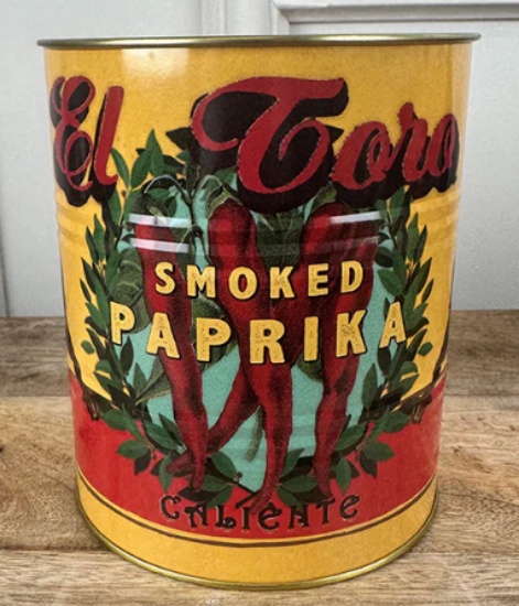 Vintage Chilli / Paprika Tins Assorted (2)