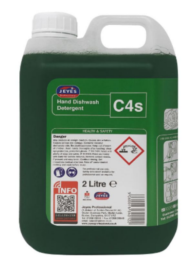 Jeyes C4 Super Conc Washing Up Liquid 2ltr (Case of 2)