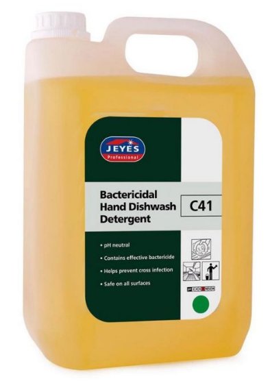 SELDEN C41 BACTERICIDAL HAND DISHWASH DETERGENT 5LTR (2)