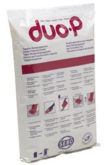 Sebo Duo P Carpet Cleaning Powder 10 X 500gm Sachets