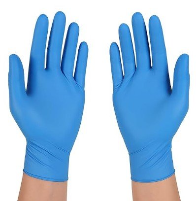 SmartChoice Nitrile Vinyl Blend Powder Free Examination Glove Blue Small (Pack of 100)