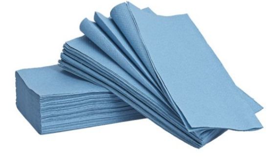 SmartChoice Hand Towel V Fold 1ply Blue 255x235mm (Case of 3600)