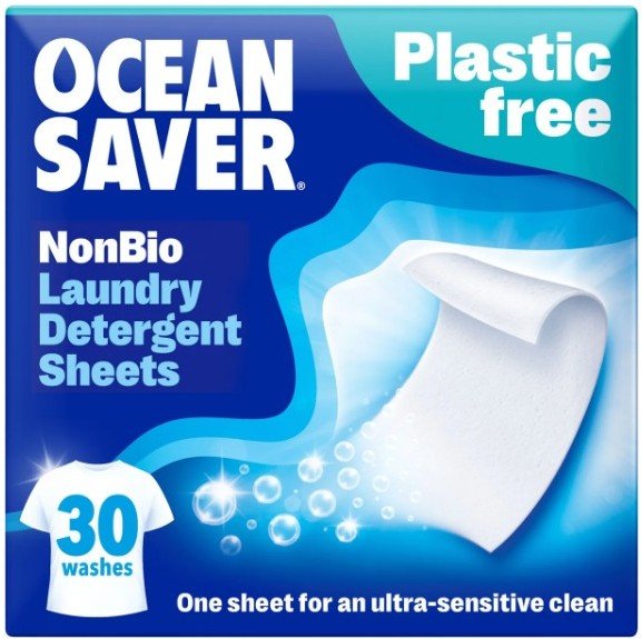 Ocean Saver Non Bio Laundry Sheets 60 Wash (Pack of 30)