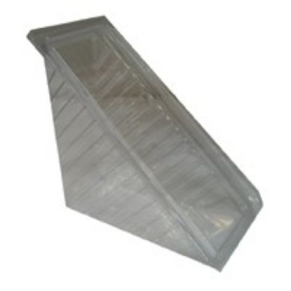 Sandwich Wedge Plastic Deep Fill 185x80x80mm Clear X 100
