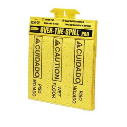 Rubbermaid Over The Spill Tablet Pads (Case of 25)