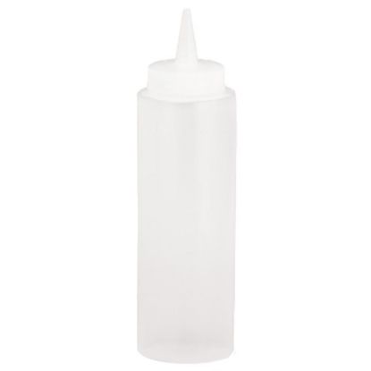 Squeeze Sauce Bottle Clear 8oz