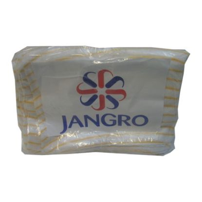 Jangro Yellow Stripe Dishcloth 12x16" (Pack Of 10)