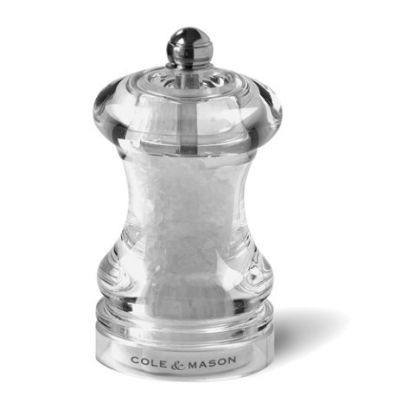 Cole & Mason Capstan 125 Acrylic Salt Mill 3.3" (Single)