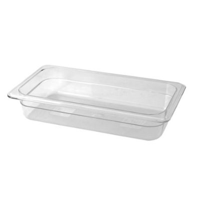 Gastronorm Clear Food Pan 1/3 65mm 2.5ltr Clear
