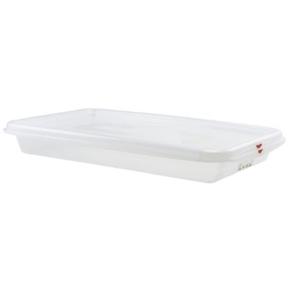 Polypropylene Gastronorm Container GN 1/1 65mm 8ltr Colour Coded With Label