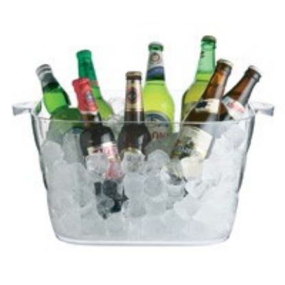 Acrylic Drinks Pail/Cooler Large Clear
