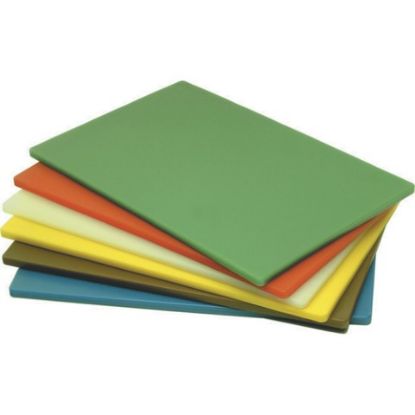 Poly Chopping Board 18x12x0.5" Red