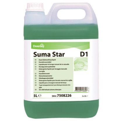 Suma Star Washing Up Liquid D1 5Ltr (Case Of 2)