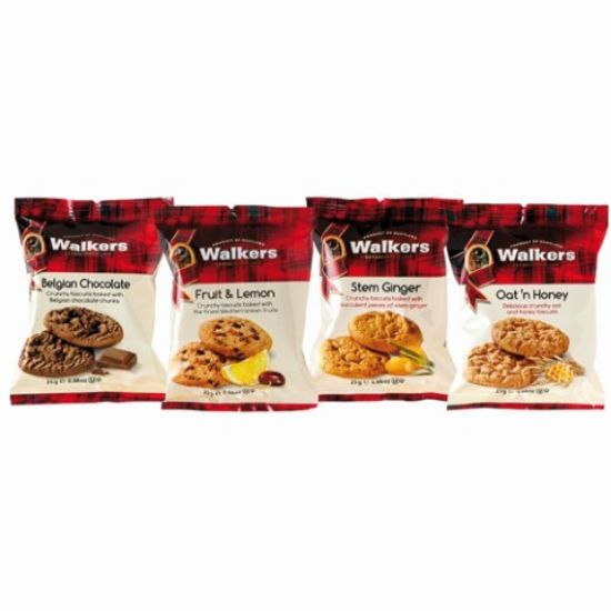 Walkers Twinpack Assortment Biscuits (4x25)