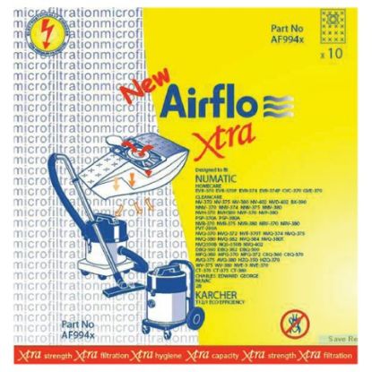 Vacuum Bags For Numatic Edward/Charles/George (Pack of 10)