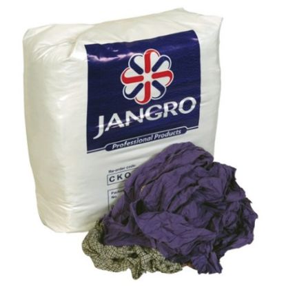 Jangro Wipers/Rags Yellow Label 10kg Light Cotton Rich Wiper