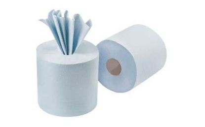 Jangro Contract Embossed Centrefeed 100m Blue 2 Ply Recycled (6)