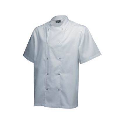 Mens Summer Jacket S/Sleeve XL White