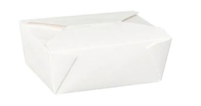 Dispo-Pak White Kraft Food Container 46oz No.8 (Pack Of 50)