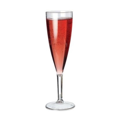 Clarity Polycarbonate Champagne Flute L 125ml CE (Case of 48)