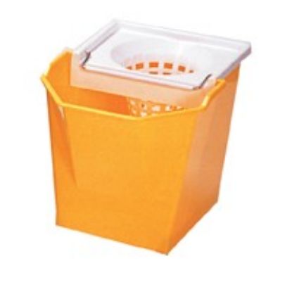 Bulldog Mop Bucket C/W Handle Sieve & Grid 6lltr Yellow