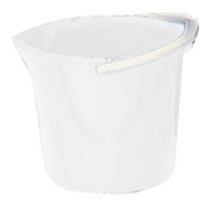 Lucy Bucket 10ltr White