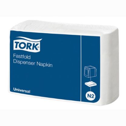 Dispenser Napkin 25cm X 30 Cm 1ply White X 300