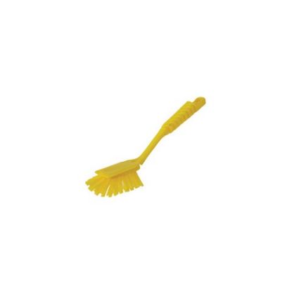 Dish Brush Half Radial 10" Yellow