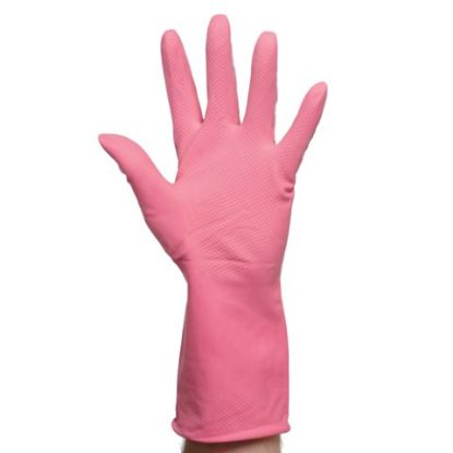 Household Gloves Pink Small (Single)