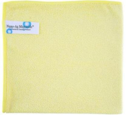 Microtex Cleaning Cloth 40x40cm Yellow (Pack Of 10)