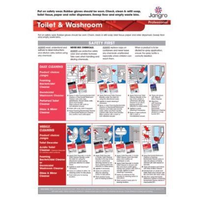 Jangro Toilet And Washroom Wall Chart (A3)