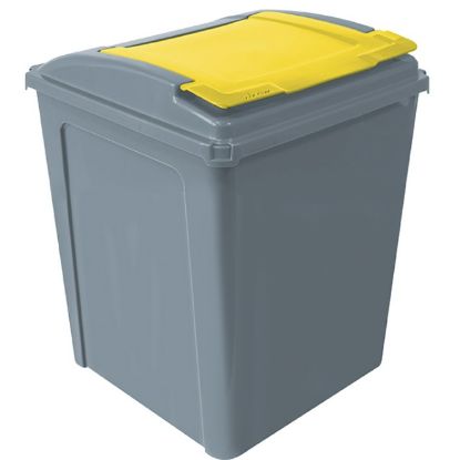 Robert Scott 50ltr Eco Waste Recycling Bin Yellow